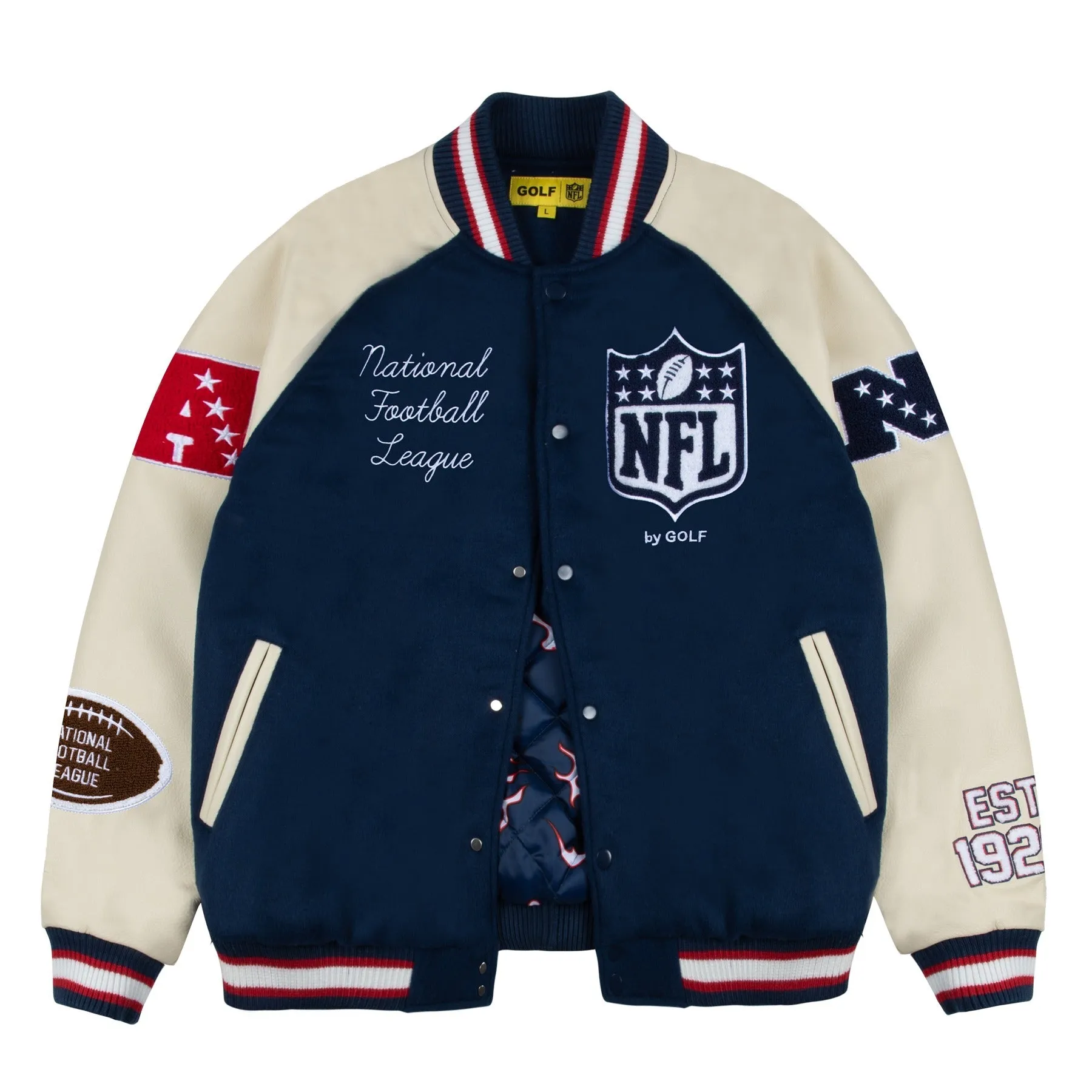 NFL LETTERMAN JACKET by GOLF WANG